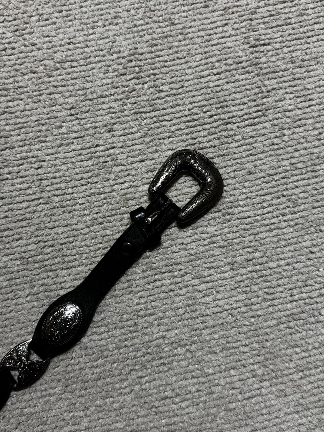 90s USA 토니라마 카우레더 웨스턴벨트 32사이즈 상품이미지1