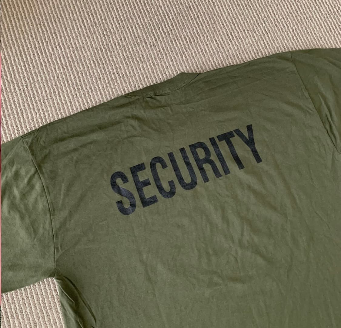 80s SECURITY 빈티지 티셔츠 싱글스티치 상품이미지5