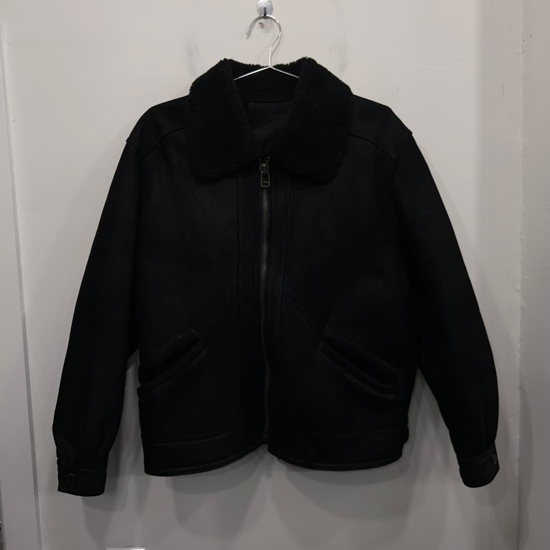 핸드메이드 카우하이드 빈티지 스웨이드 무스탕 상품이미지2