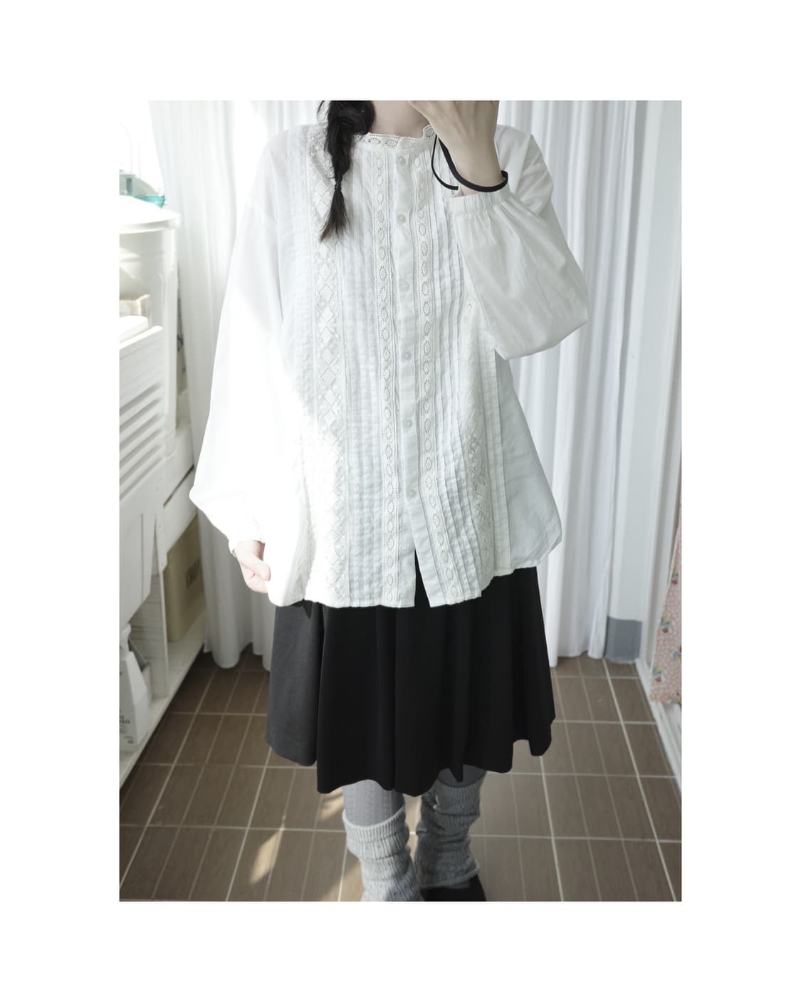 Earth music&ecology shirts blouse 상품이미지2