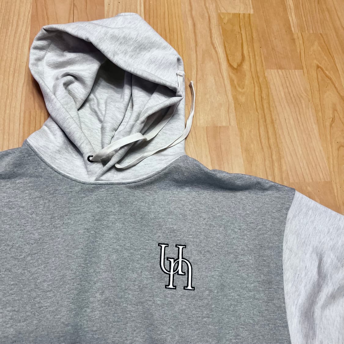 (L) 어반스터프 컬러 매칭 후디 그레이 상품이미지5