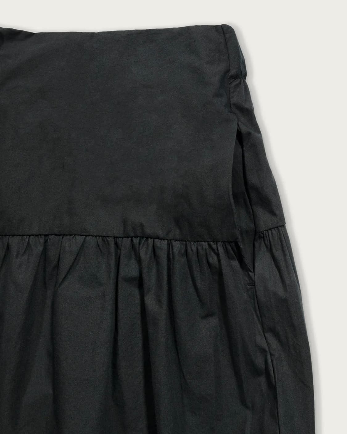 페스토 COTTON SHIRRING SKIRT DARK LAKE 상품이미지5