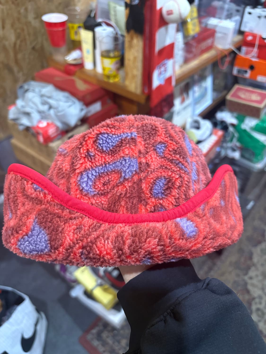 슈프림 이어플랩 캠프캡 상품이미지2