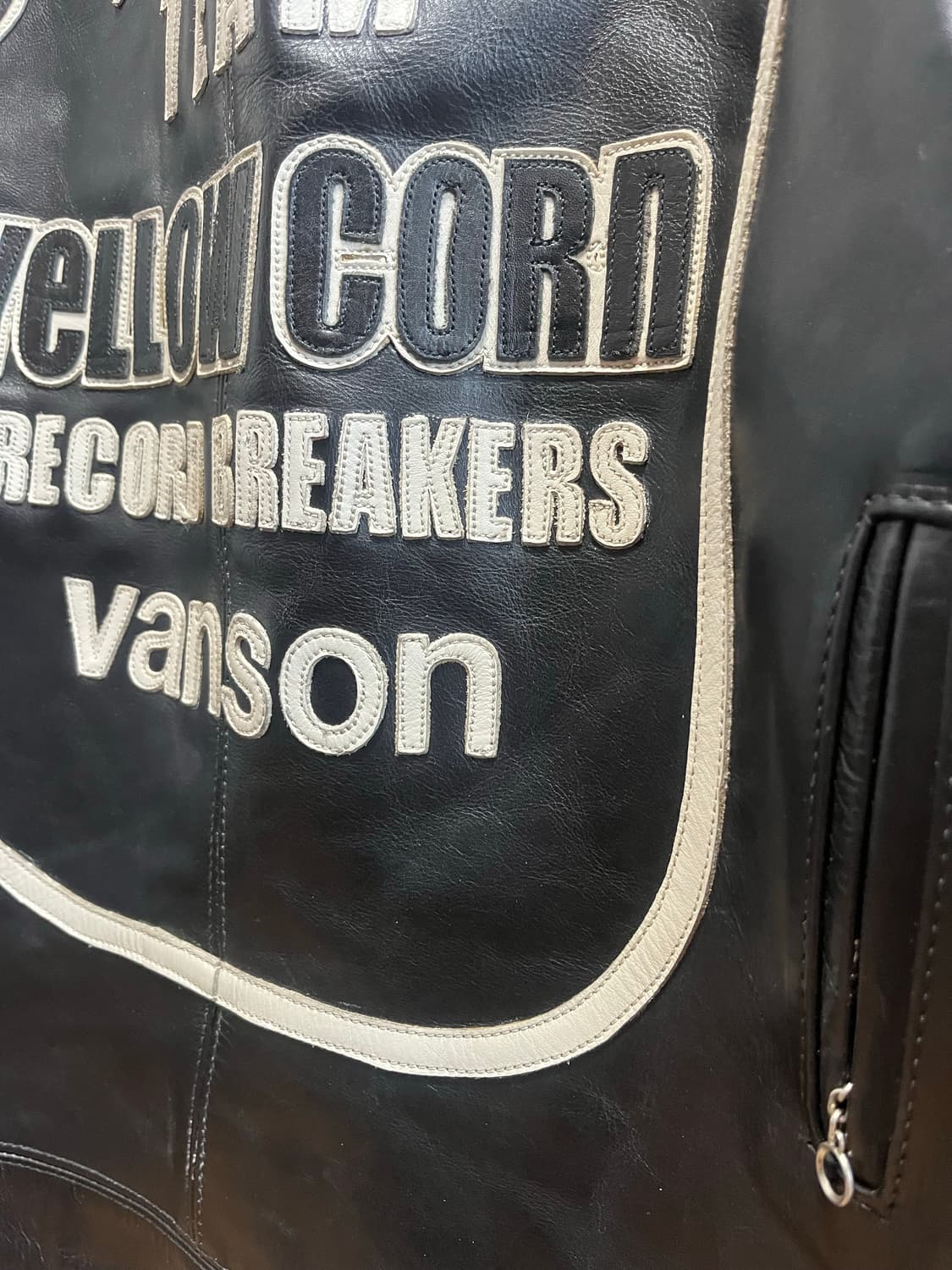 Vanson x Yellow corn 콜라보 레더 라이딩자켓 L 사이즈 상품이미지5
