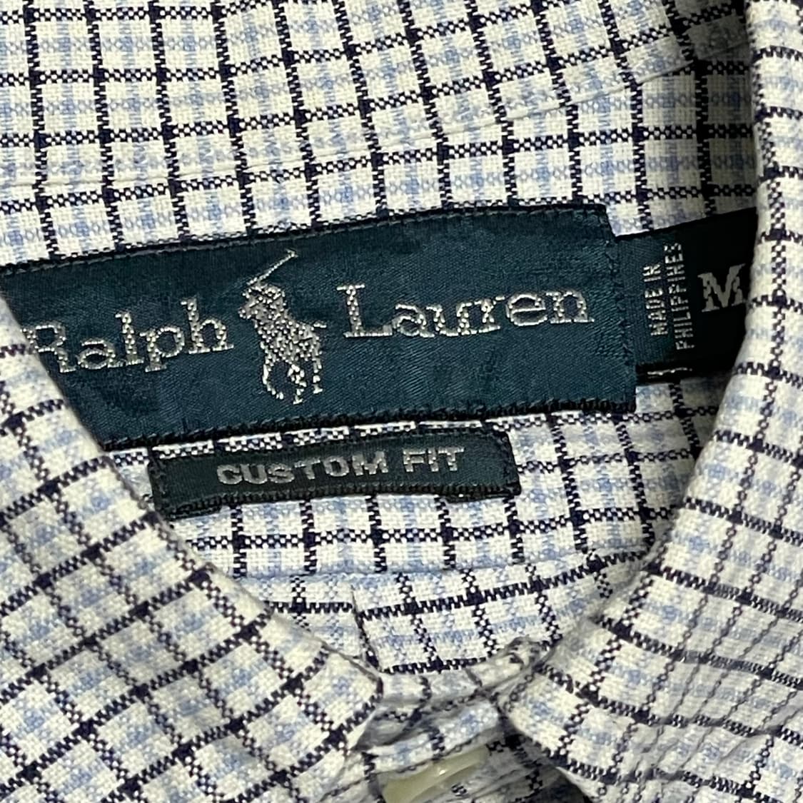 [M] 폴로 랄프로렌 빈티지 커스텀핏 체크 셔츠 남방 상품이미지2