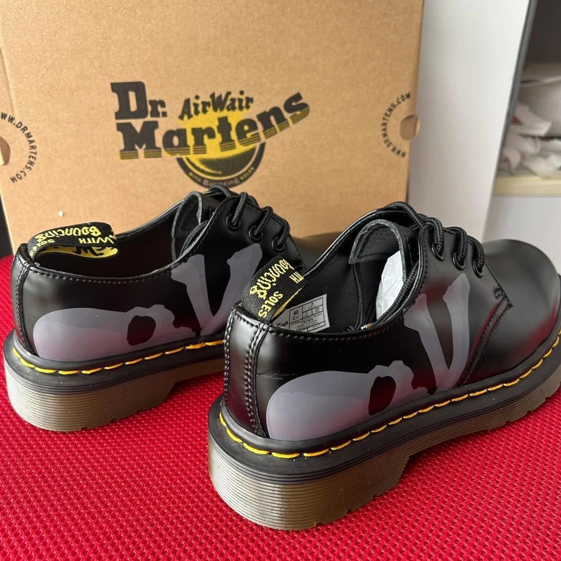 닥터마틴 x 마스터마인드 x 베이프 1461 블랙 280 상품이미지6