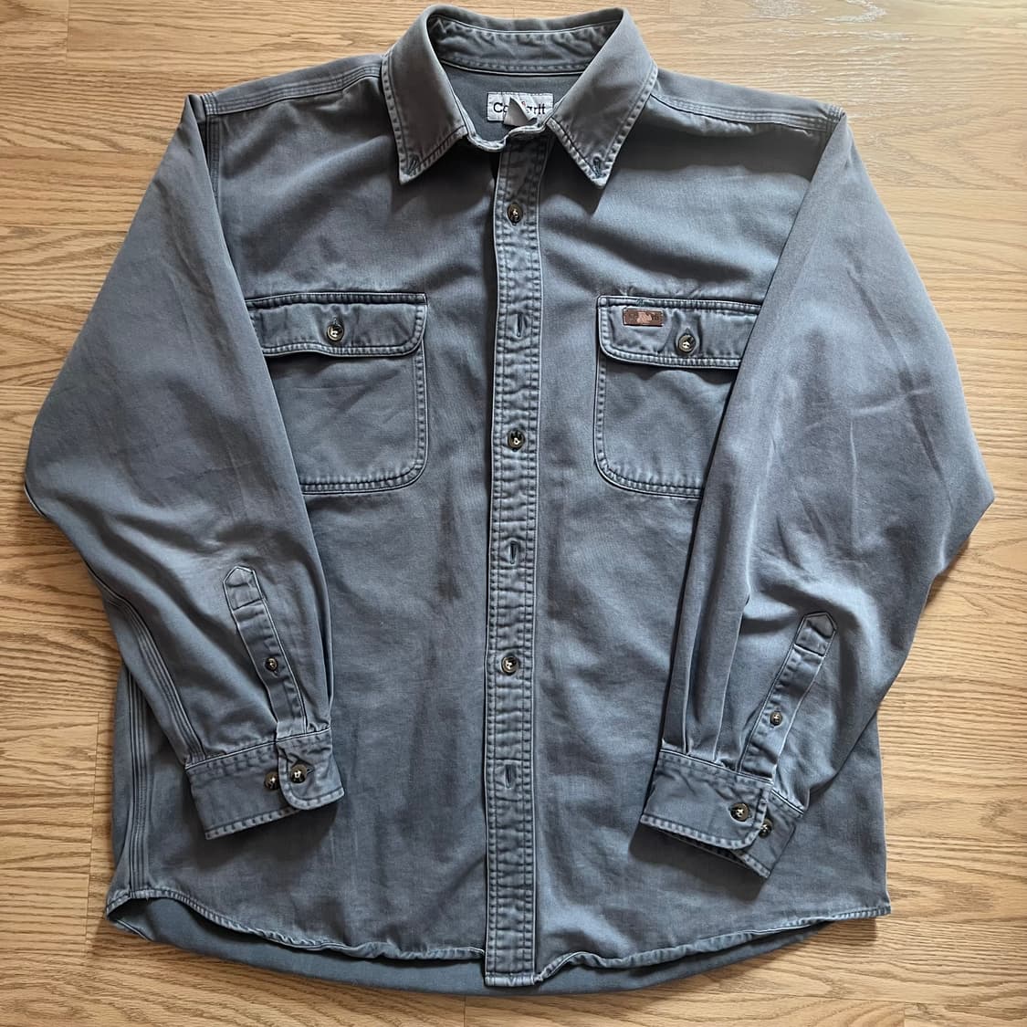 [CARHARTT] 칼하트 다크블루그레이 워크셔츠 상품이미지1