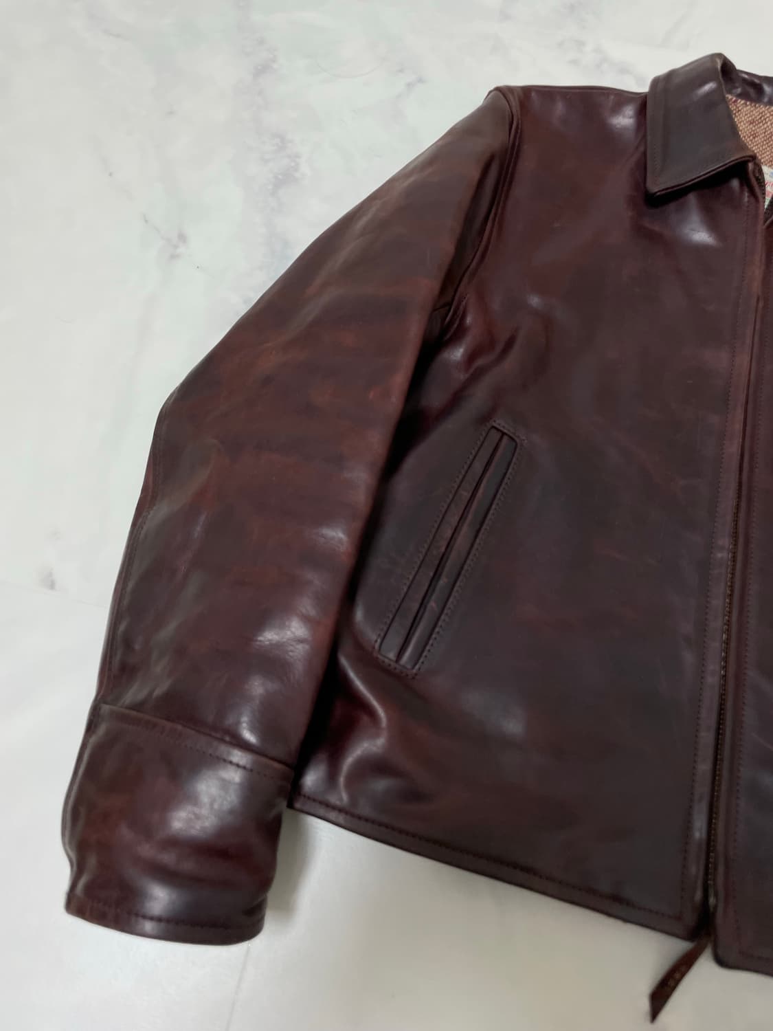 [38] 에어로레더 하프벨트 크롬악셀 호스하이드 기무라타쿠야 상품이미지2