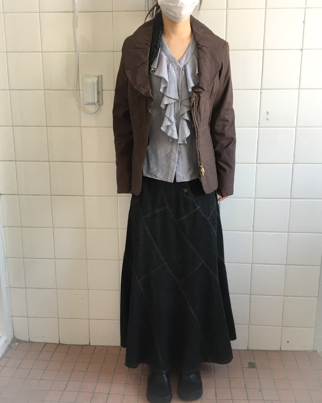 Thick collar point jacket 상품이미지5