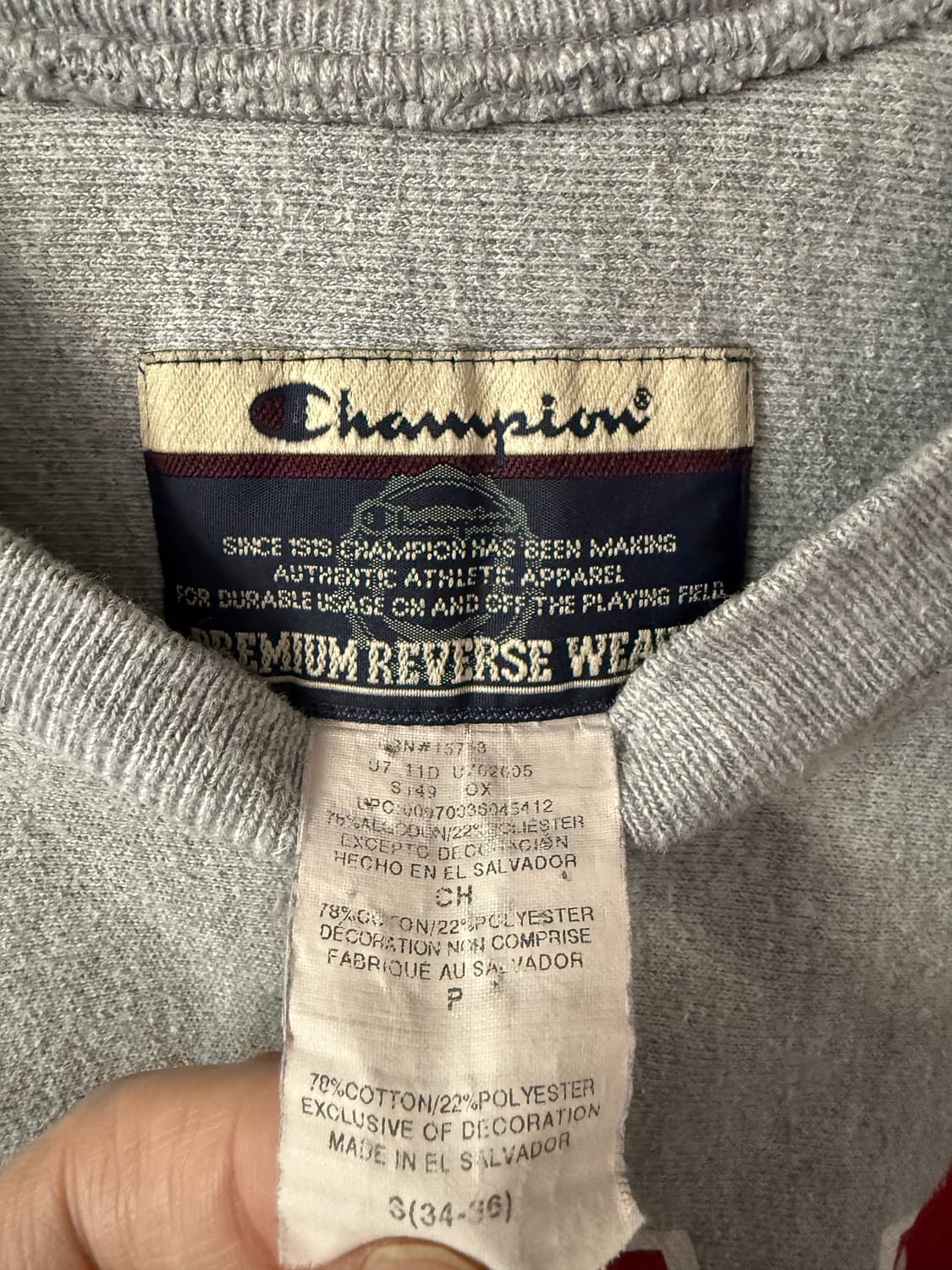 Champion reverse weave 스웻셔츠 L 상품이미지3