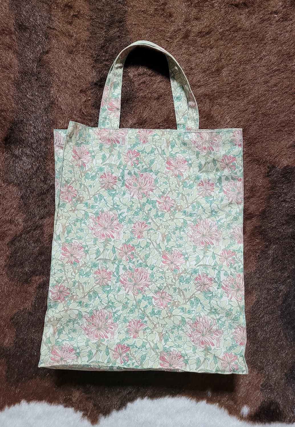 사랑스런 꽃무늬 패턴의 에코백 상품이미지3