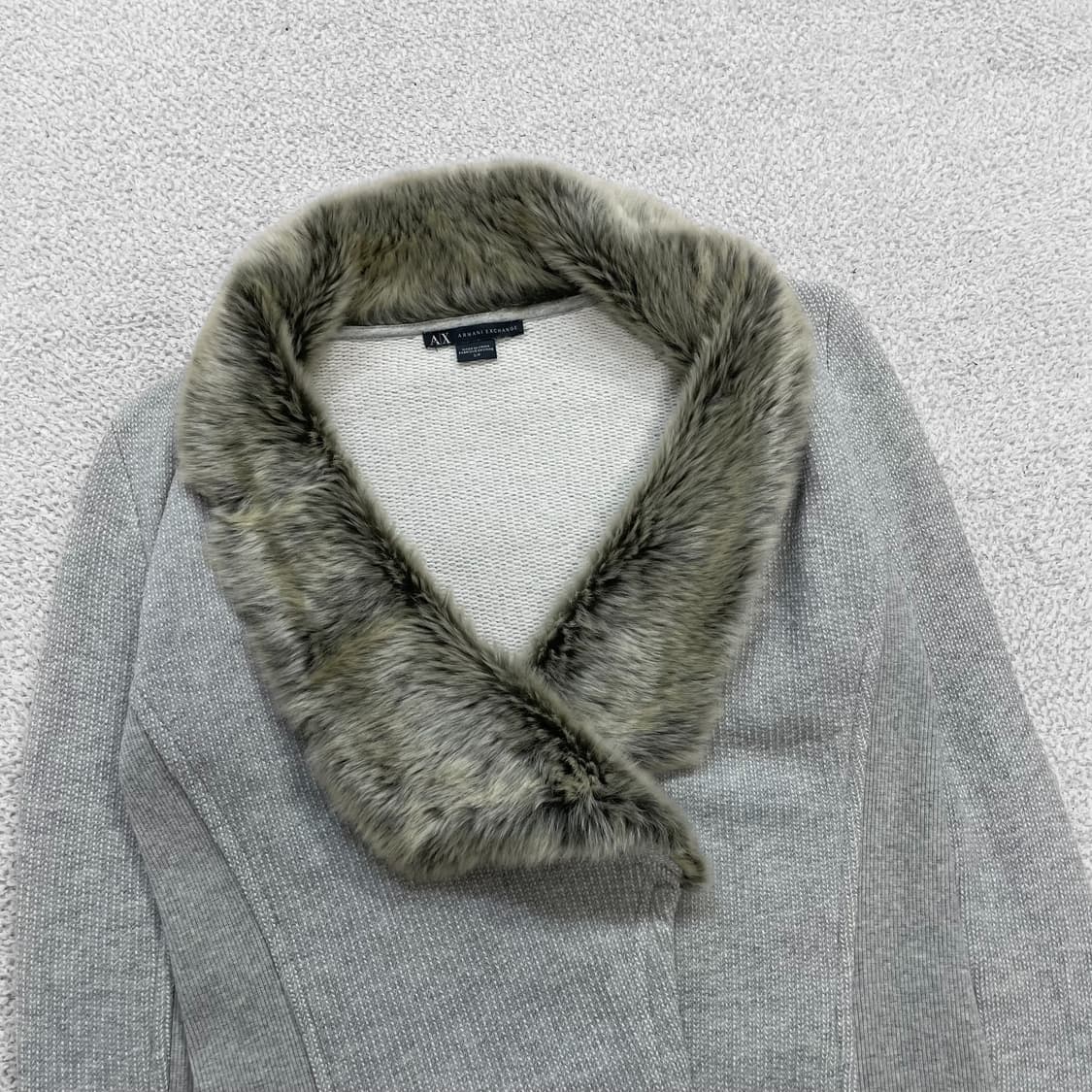 알마니 익스체인지 퍼 가디건 자켓 상품이미지3