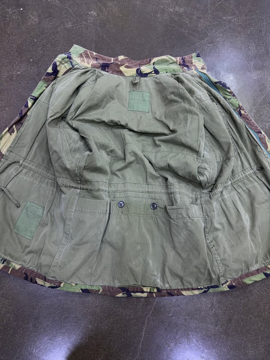 스모크 컴뱃 영국군 야상 필드자켓 카모 1 사이즈 상품이미지9