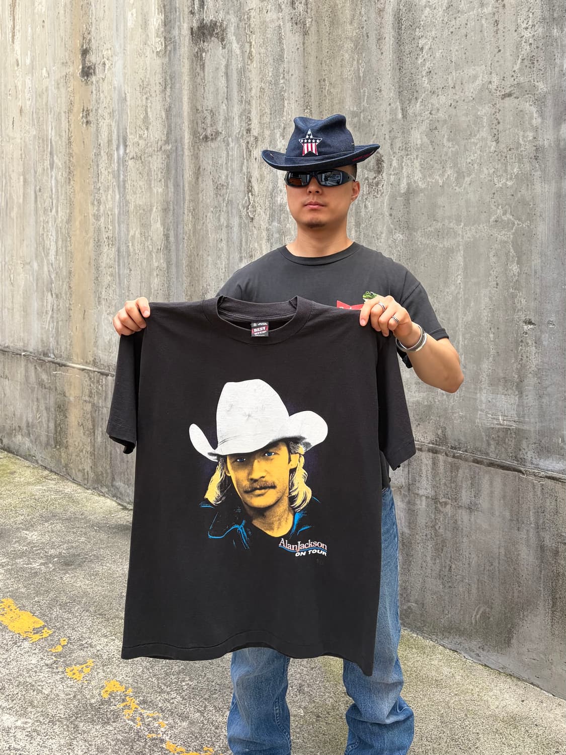 90‘s Alan Jackson country music tour T-s 상품이미지2