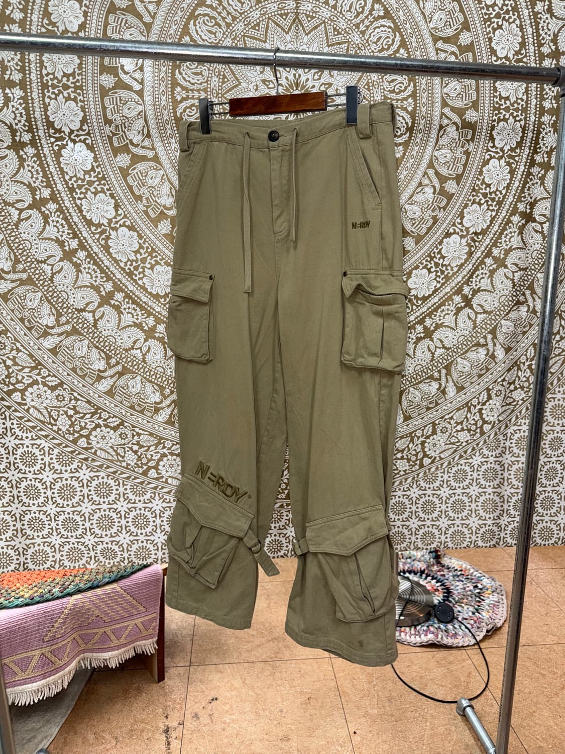 널디 베이지 카고팬츠  상품이미지3
