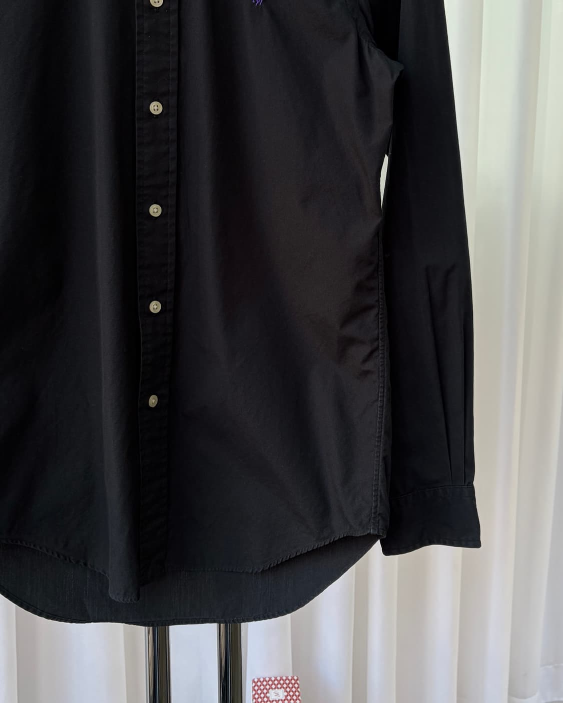 [XS]폴로 랄프로렌 클래식 블랙 포플린 셔츠 상품이미지5
