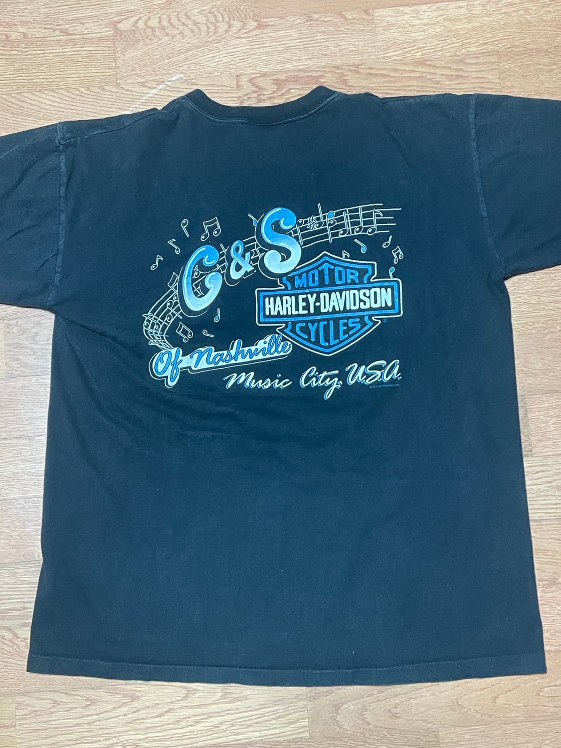 90s 할리데이비슨 라이트닝 Short sleeve 상품이미지2