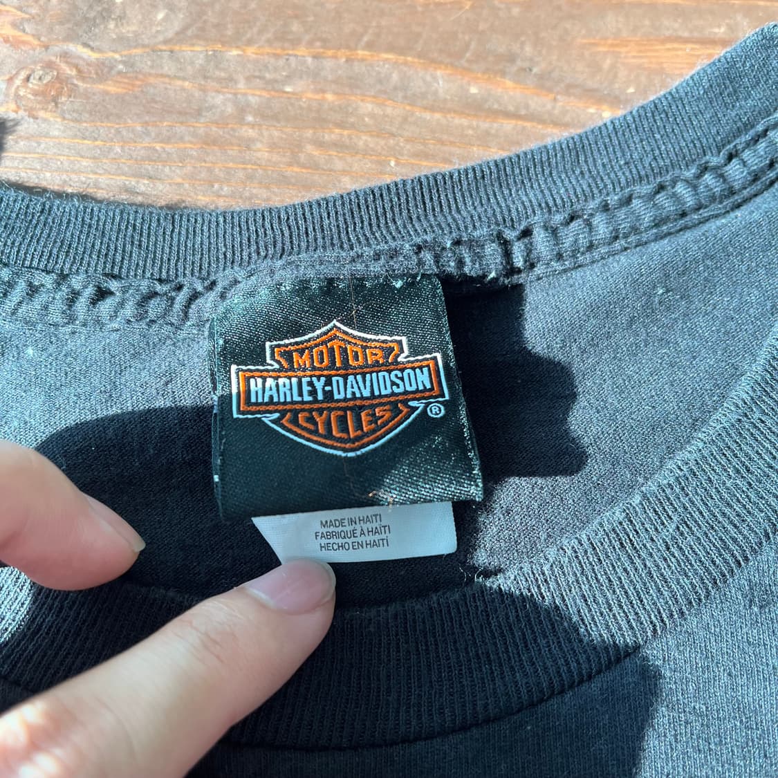 할리데이비슨 정품 블랙 프린팅 반팔 티셔츠 상품이미지8