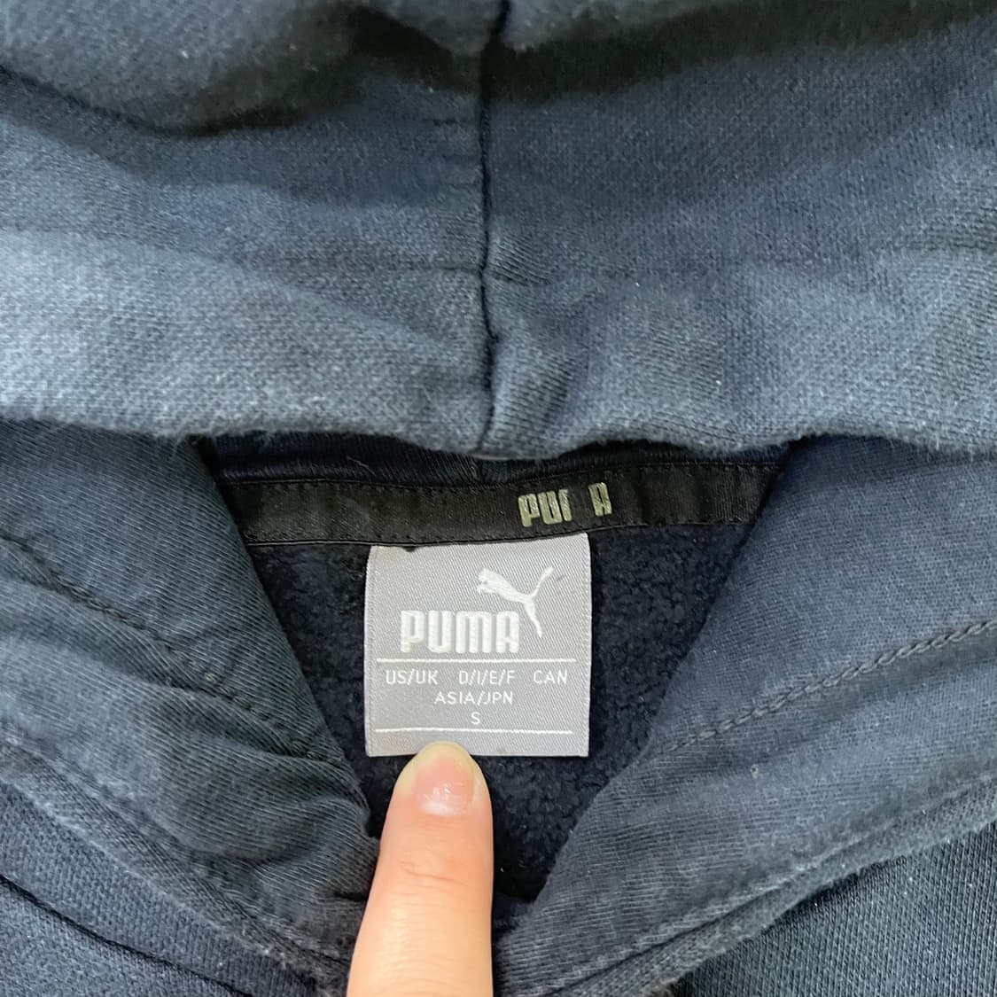 S 푸마 스몰로고 후드 티셔츠 0402M 상품이미지2