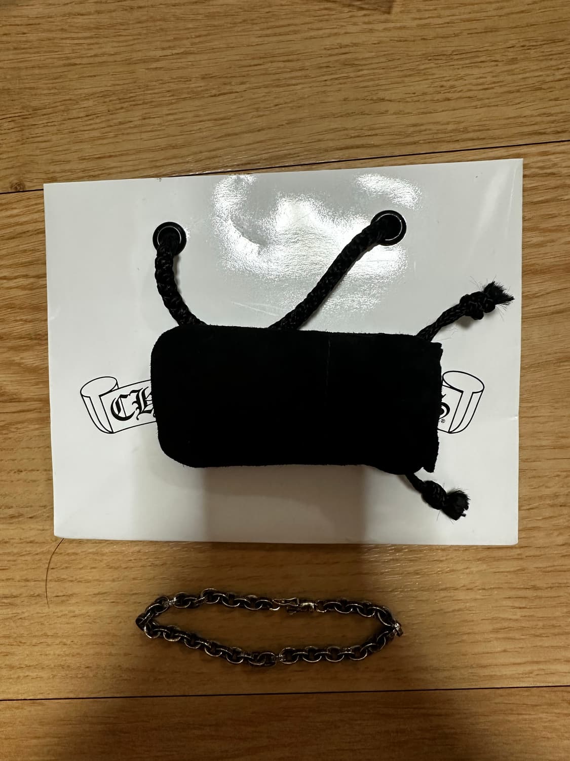 크롬하츠 / 페이퍼 체인 브레이슬릿 팔찌 / 7인치 상품이미지1