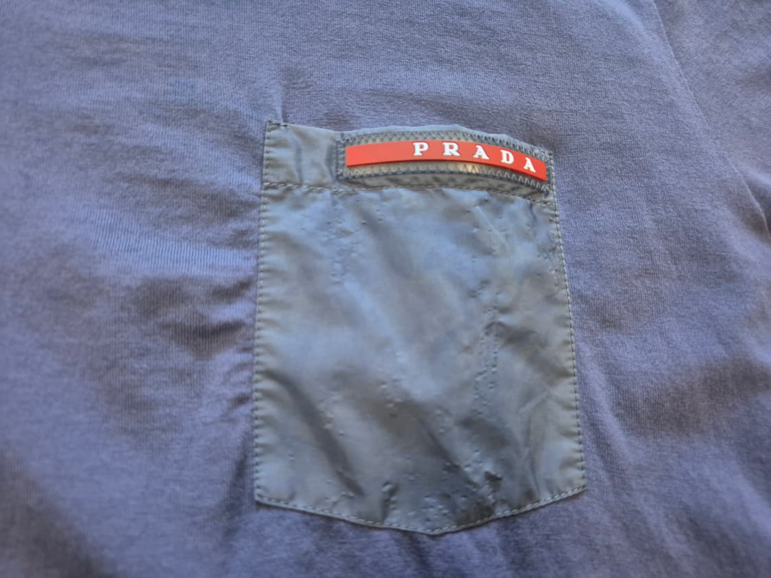 18ss 프라다 리네아 로사 포켓 티셔츠 상품이미지2