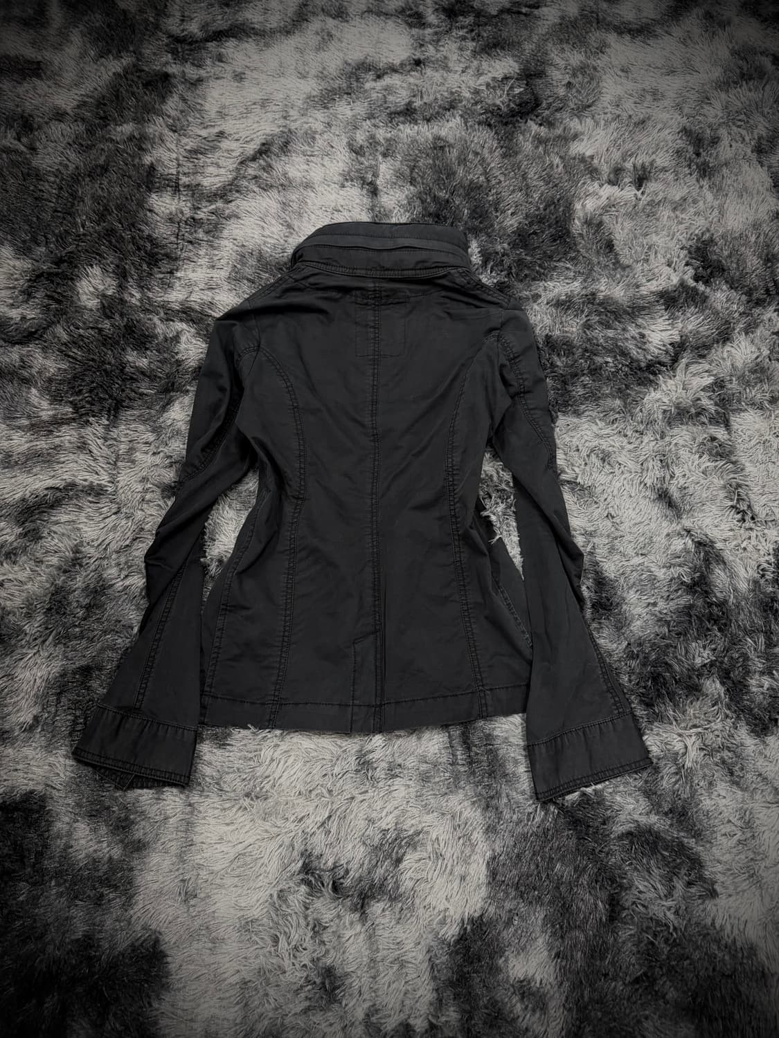 Moussy 지퍼 디테일 보노넥 자켓 상품이미지2