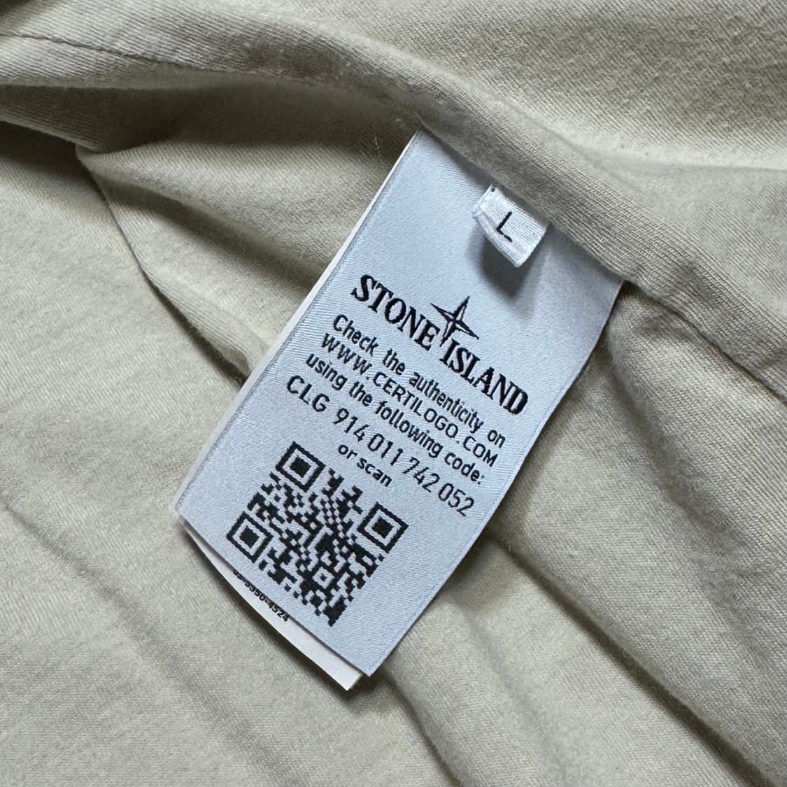[L] 18FW 스톤아일랜드 나일론메탈 오버셔츠 베이지 상품이미지7
