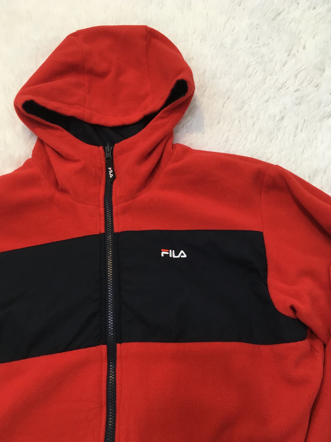 빈티지 네이비 휠라 양면 점퍼 y2k 스트릿 갸루 펑키 일본빈티지688  상품이미지6