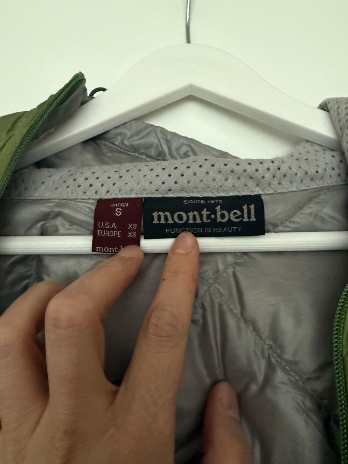 빈티지 몽벨 경량 패딩 (S) 상품이미지4
