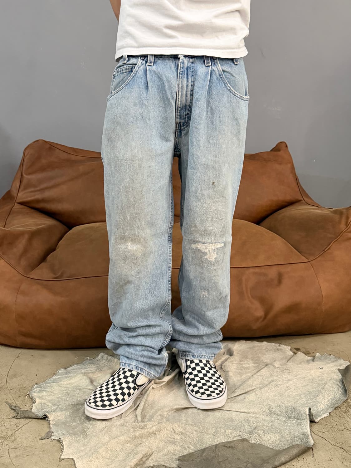 90‘s MADE IN USA 🇺🇸  리바이스 실버탭 루즈핏 상품이미지1
