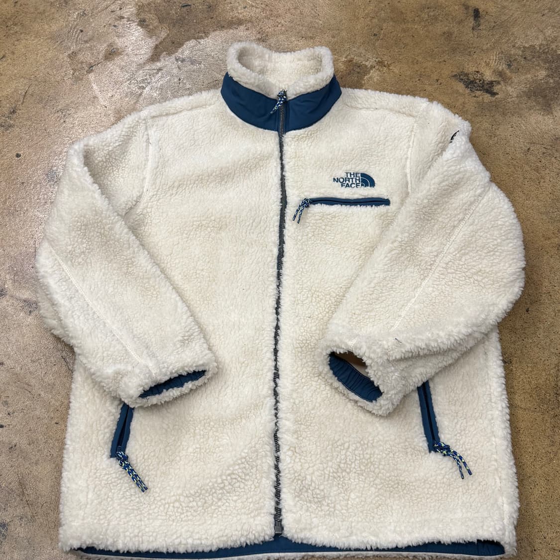 [정품/S] 노스페이스 아이보리 뽀글이 플리스 자켓 b18 상품이미지2
