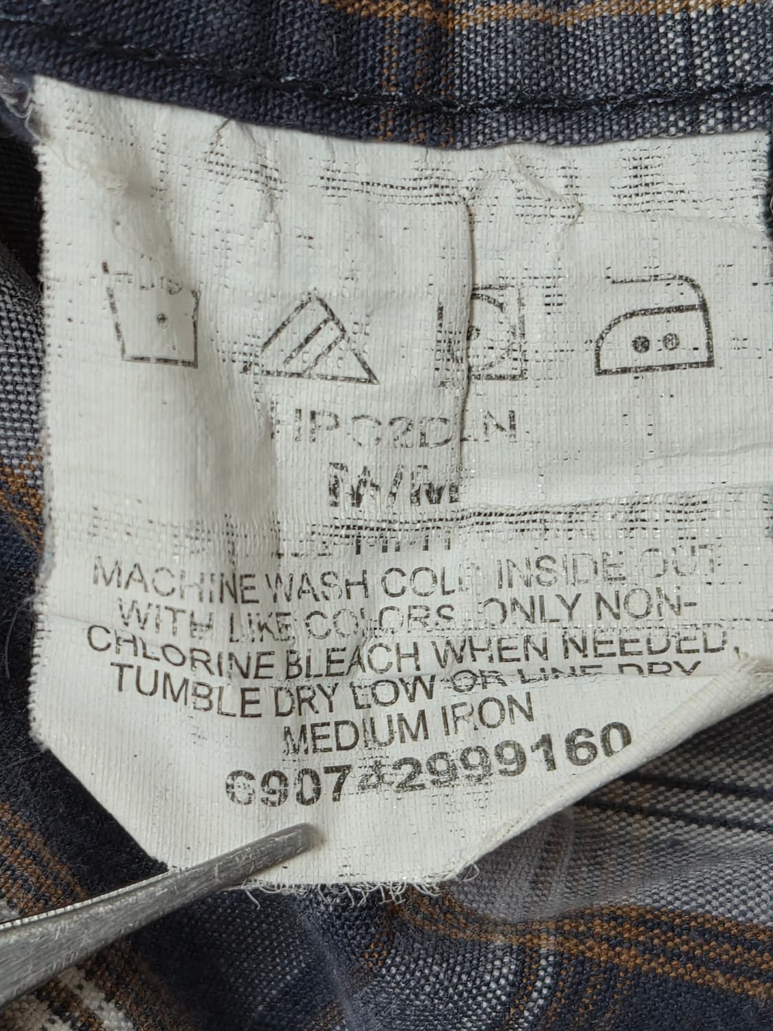 랭글러Wrangler 체크 셔츠 M사이즈 - S333 상품이미지6