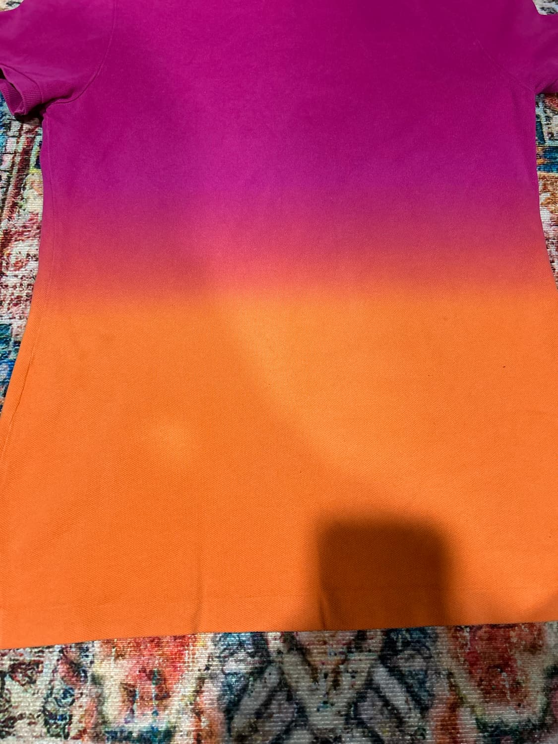 [L]폴로 랄프로렌 스키니핏 그라데이션 빅포니 카라 반팔티 상품이미지7