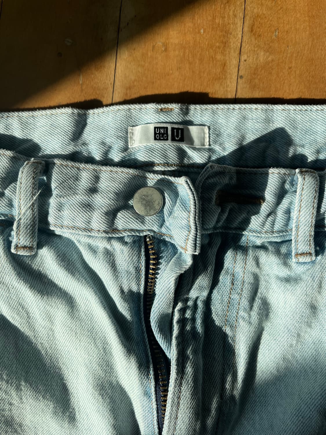 유니클로 u 레귤러 피트 진 라이트블루 33 상품이미지2