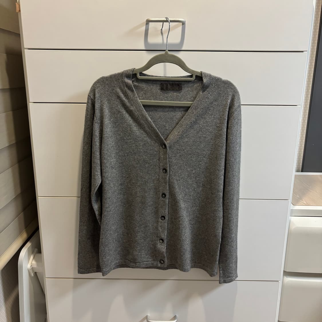 Anita Jovis 실크 캐시미어 그레이 가디건 상품이미지1