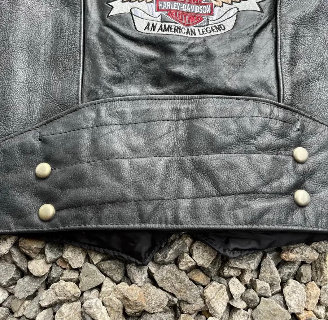 할리데이비슨 빈티지 레더 베스트 (실측확인) 상품이미지5