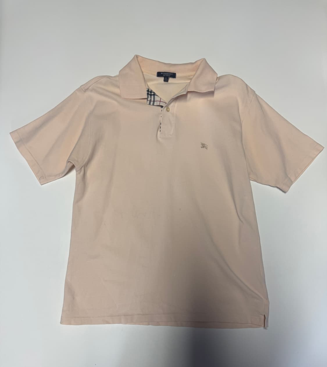 버버리 리메이크 커스텀 폴로 반팔 카라티 S ~ M 상품이미지1