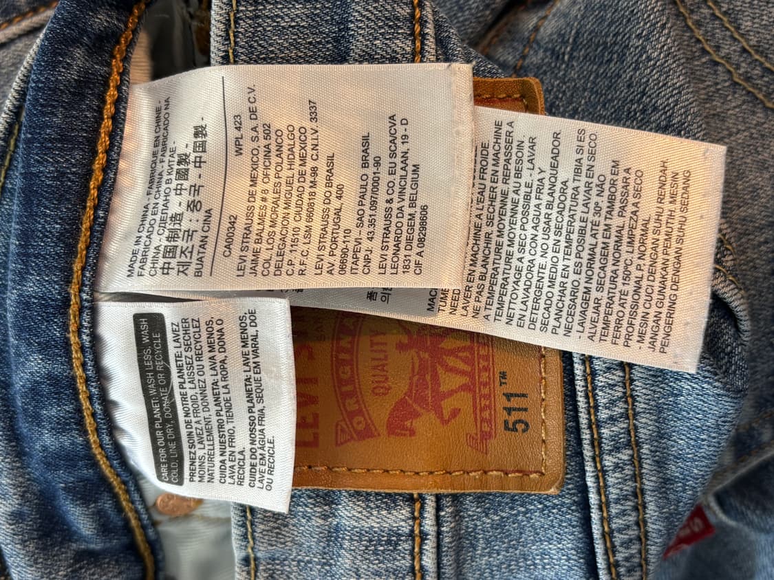 리바이스 511 데님팬츠 32 상품이미지4