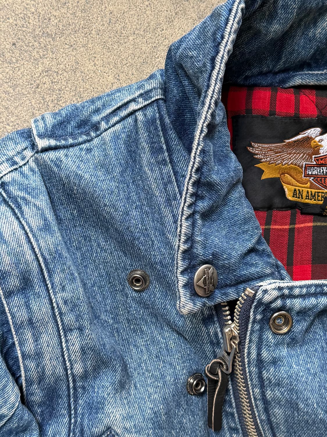 90s Harley Davidson Convertible Jacket 상품이미지7