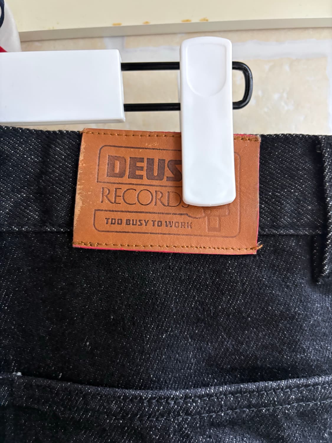 데우스엑스마키나 - 블랙 카펜터 데님 빅펠라 32사이즈 상품이미지7