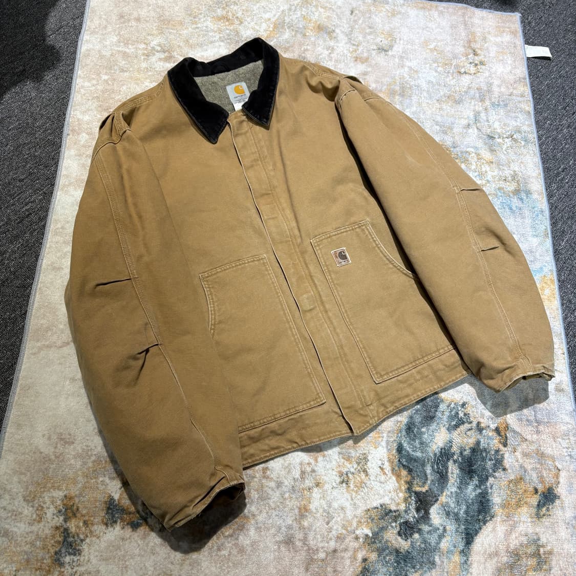 칼하트 J164 빈티지 코듀로이 카라 워크 자켓 상품이미지2