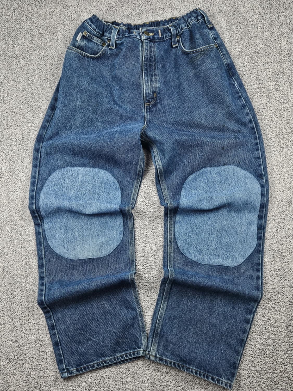 칼하트 밴딩 패치드 커스텀 데님 워크팬츠 (40X30) / 10347 상품이미지3