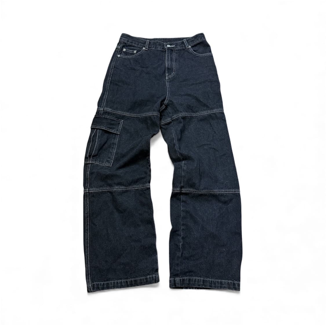 CPGN STUDIO 카고 커브드 와이드 데님 팬츠 상품이미지1