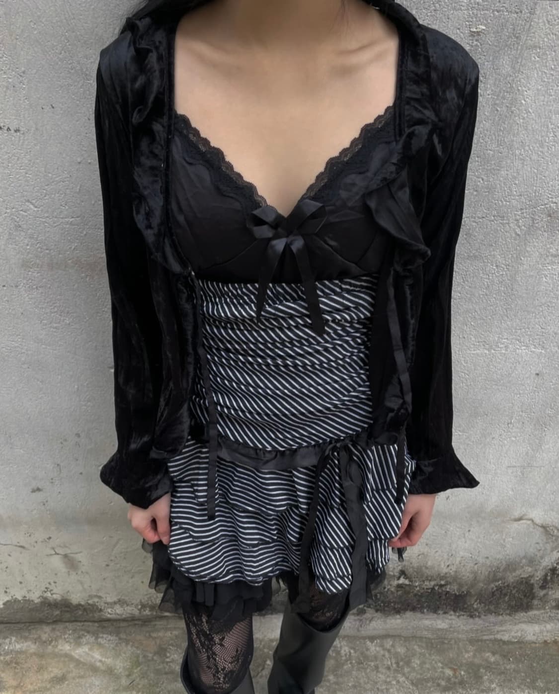 [Ketohouse] Gothic gyaru ribbon set 상품이미지3