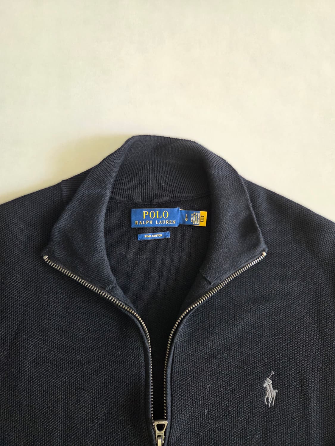 폴로 반집업 니트 (L) 팝니다 상품이미지2