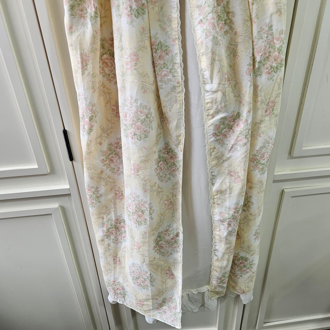 엑시즈팜(axes femme) 플라워 레이스 쉬폰 롱 원피스 상품이미지4