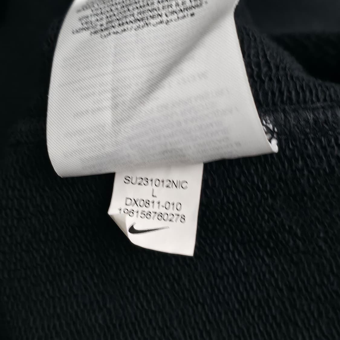 [L] 나이키 NRG 블랙 맨투맨 상품이미지6