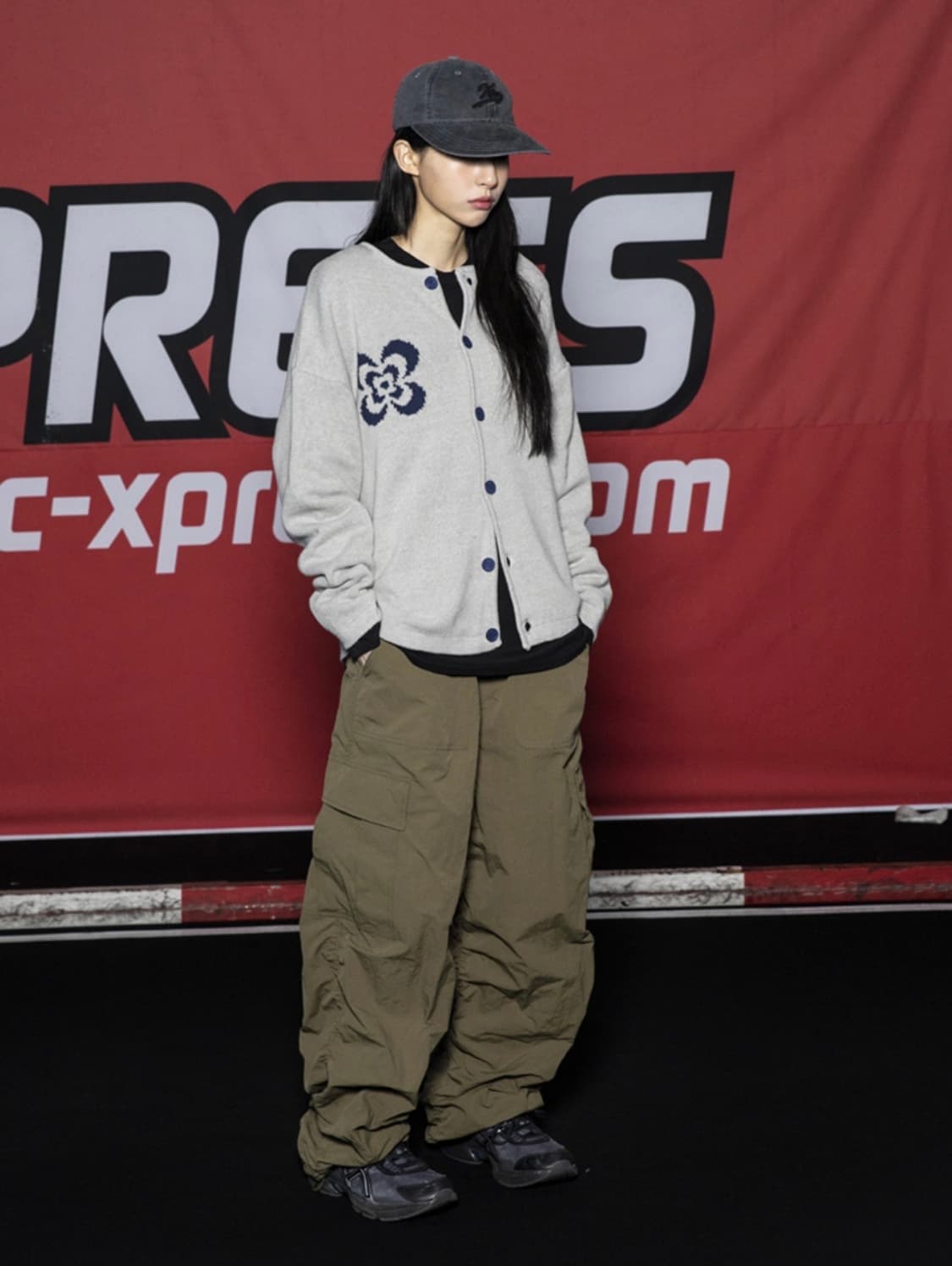 엑스톤즈 리버시블 플라워 가디건 상품이미지6