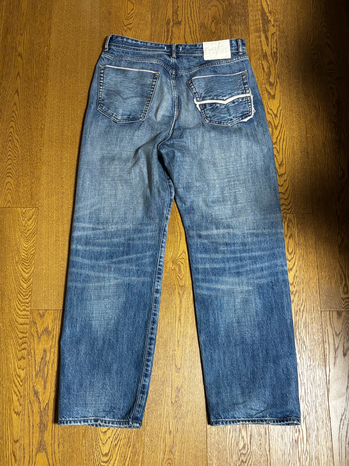 쿠스너프 하트 사시코 데님 팬츠 상품이미지2