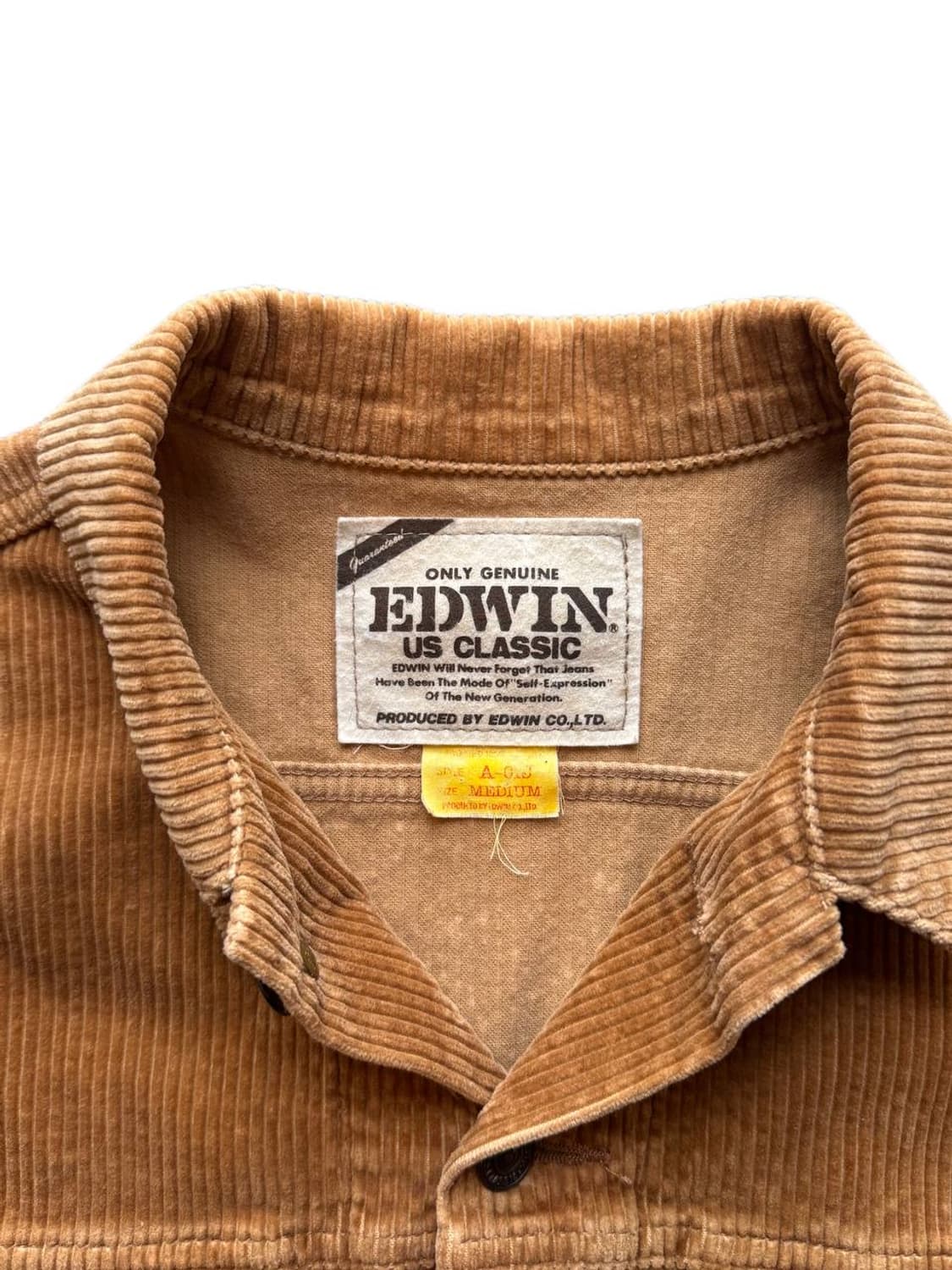 90-00s 에드윈 3nd 코듀로이 트러커 자켓 상품이미지4